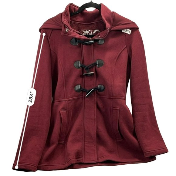 SEBBY, Women COAT, long sleeve, SIZE M, COLOR RED - Picture 6 of 12